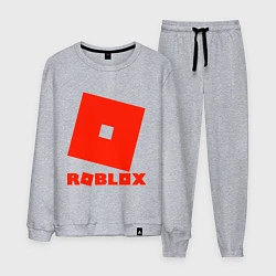 Костюм хлопковый мужской Roblox Logo, цвет: меланж