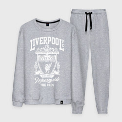 Костюм хлопковый мужской Liverpool: Est 1892, цвет: меланж