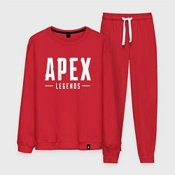 Костюм хлопковый мужской Apex Legends, цвет: красный