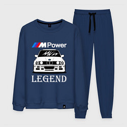 Костюм хлопковый мужской BMW M Power: Legend, цвет: тёмно-синий