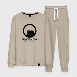 Костюм хлопковый мужской Black Mesa: Research Facility, цвет: миндальный