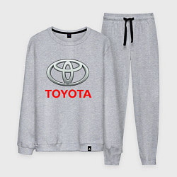Костюм хлопковый мужской TOYOTA, цвет: меланж