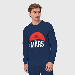 Костюм хлопковый мужской Take me to Mars, цвет: тёмно-синий — фото 2