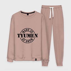 Костюм хлопковый мужской Made in Tyumen, цвет: пыльно-розовый