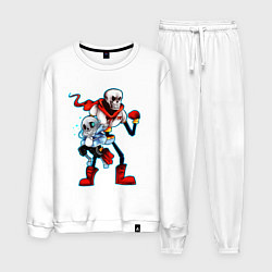 Костюм хлопковый мужской UNDERTALE, цвет: белый