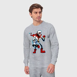 Костюм хлопковый мужской UNDERTALE, цвет: меланж — фото 2
