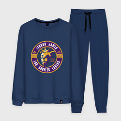 Костюм хлопковый мужской Lakers - LeBron James, цвет: тёмно-синий