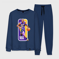 Костюм хлопковый мужской NBA Kobe Bryant, цвет: тёмно-синий