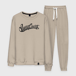 Костюм хлопковый мужской West Coast Customs, цвет: миндальный
