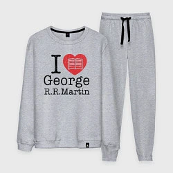Костюм хлопковый мужской I Love George Martin, цвет: меланж