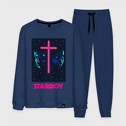 Костюм хлопковый мужской STARBOY, цвет: тёмно-синий