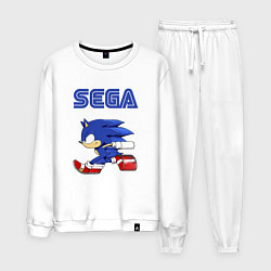 Костюм хлопковый мужской SEGA, цвет: белый