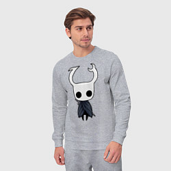 Костюм хлопковый мужской Рыцарь Hollow Knight, цвет: меланж — фото 2