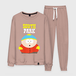 Костюм хлопковый мужской SOUTH PARK, цвет: пыльно-розовый