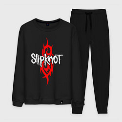 Костюм хлопковый мужской SLIPKNOT, цвет: черный