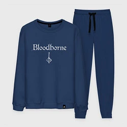 Костюм хлопковый мужской Bloodborne, цвет: тёмно-синий