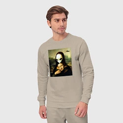 Костюм хлопковый мужской Mona Lisa, цвет: миндальный — фото 2