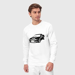 Костюм хлопковый мужской Chevrolet Z, цвет: белый — фото 2