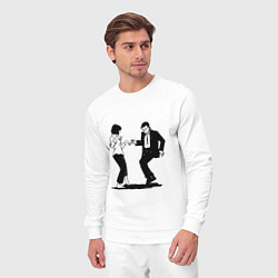 Костюм хлопковый мужской Грязные танцы Z, цвет: белый — фото 2