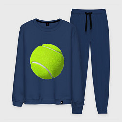 Костюм хлопковый мужской Теннис, цвет: тёмно-синий