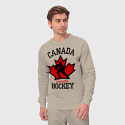 Костюм хлопковый мужской Canada Hockey, цвет: миндальный — фото 2