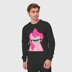 Костюм хлопковый мужской Pinky Pie hipster, цвет: черный — фото 2