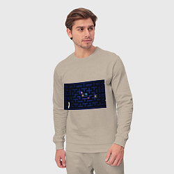 Костюм хлопковый мужской Pacman, цвет: миндальный — фото 2