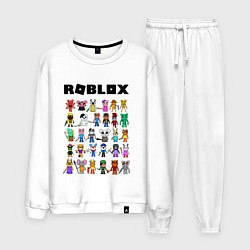 Костюм хлопковый мужской ROBLOX PIGGY, цвет: белый