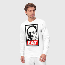 Костюм хлопковый мужской Ганнибал Лектор, цвет: белый — фото 2