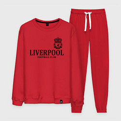 Костюм хлопковый мужской Liverpool FC, цвет: красный