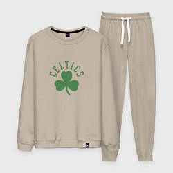 Костюм хлопковый мужской Boston Celtics, цвет: миндальный