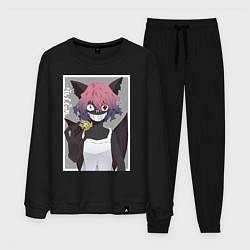 Костюм хлопковый мужской Глейпнир, цвет: черный