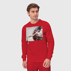 Костюм хлопковый мужской Искусство, цвет: красный — фото 2