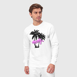 Костюм хлопковый мужской GTA Vice City, цвет: белый — фото 2