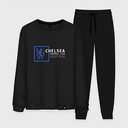 Костюм хлопковый мужской FC Chelsea Stamford Bridge 202122, цвет: черный
