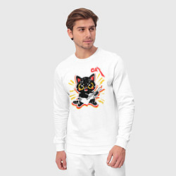 Костюм хлопковый мужской METALLICAT, цвет: белый — фото 2