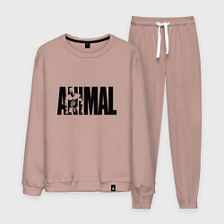 Костюм хлопковый мужской ANIMAL ЭНИМАЛ, цвет: пыльно-розовый