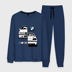 Костюм хлопковый мужской BMW M3 E 36 БМВ М3 E 36, цвет: тёмно-синий