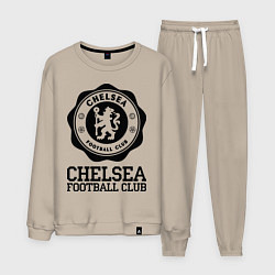 Костюм хлопковый мужской Chelsea FC: Emblem, цвет: миндальный