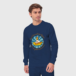 Костюм хлопковый мужской Yellow Submarine The Beatles, цвет: тёмно-синий — фото 2