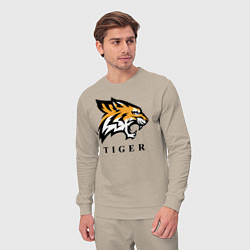Костюм хлопковый мужской Тигр - Tiger, цвет: миндальный — фото 2