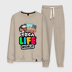 Костюм хлопковый мужской TOCA LIFE WORLD ТОКА ЛАЙФ ВОРЛД ПЕРСОНАЖИ, цвет: миндальный