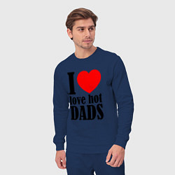 Костюм хлопковый мужской I LOVE HOT DADS, цвет: тёмно-синий — фото 2