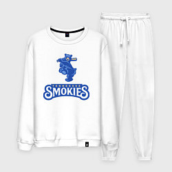 Костюм хлопковый мужской Tennessee smokies - baseball team, цвет: белый