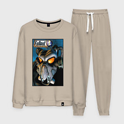 Костюм хлопковый мужской Сypress hill, цвет: миндальный