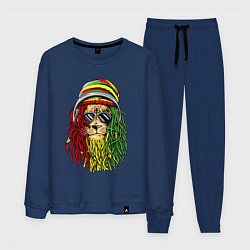 Костюм хлопковый мужской Rasta lioN, цвет: тёмно-синий