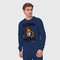 Костюм хлопковый мужской OTTAWA SENATORS ОТТАВА СЕНАТОРЗ, цвет: тёмно-синий — фото 2