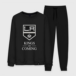 Костюм хлопковый мужской Los Angeles Kings, Лос Анджелес Кингз, цвет: черный