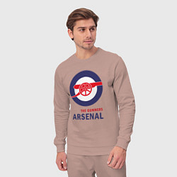 Костюм хлопковый мужской Arsenal The Gunners, цвет: пыльно-розовый — фото 2