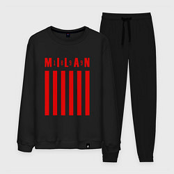 Костюм хлопковый мужской MILAN МИЛАН 1899, цвет: черный